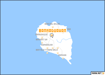 map of Ban Madua Wan