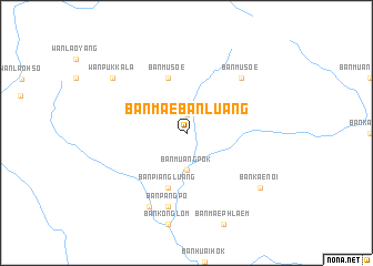 map of Ban Mae Ban Luang