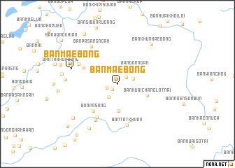 map of Ban Mae Bong