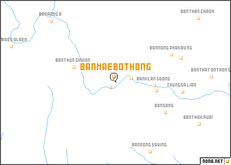 map of Ban Mae Bo Thong