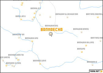 map of Ban Mae Cha