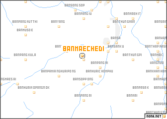 map of Ban Mae Chedi