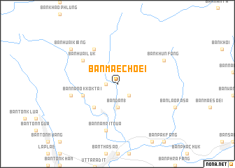 map of Ban Mae Choei