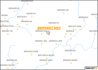 map of Ban Mae Chok