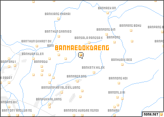 map of Ban Mae Dok Daeng