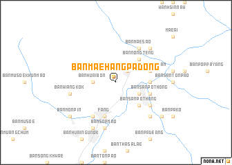 map of Ban Mae Hang Pa Dong