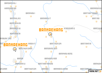 map of Ban Mae Hang