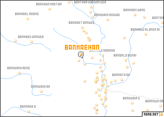 map of Ban Mae Han