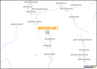 map of Ban Mae Hat