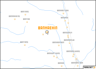map of Ban Mae Hin