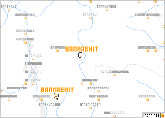 map of Ban Mae Hit