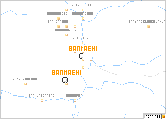 map of Ban Mae Hi