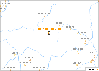 map of Ban Mae Huai Noi