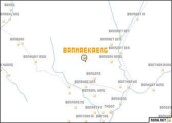 map of Ban Mae Kaeng