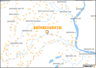 map of Ban Mae Kham Tai