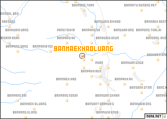 map of Ban Mae Khao Luang