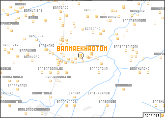 map of Ban Mae Khao Tom