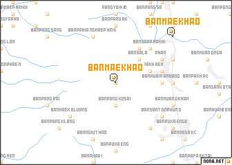 map of Ban Mae Khao