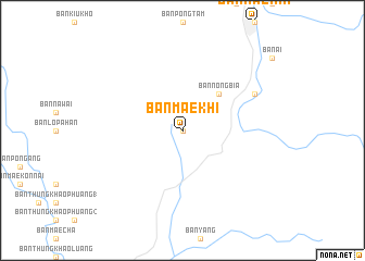 map of Ban Mae Khi