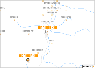 map of Ban Mae Khi