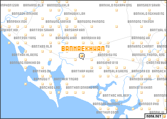 map of Ban Mae Khwan