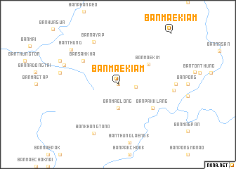 map of Ban Mae Kiam