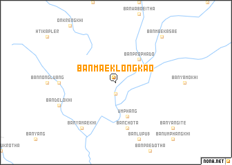 map of Ban Mae Klong Kao