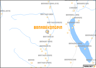 map of Ban Mae Kong Pin