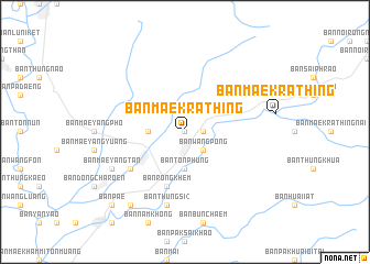 map of Ban Mae Krathing