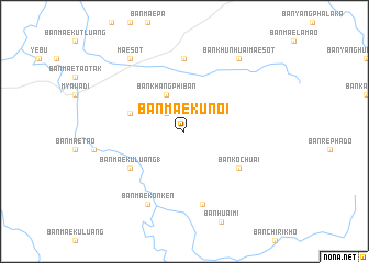 map of Ban Mae Ku Noi