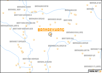 map of Ban Mae Kwang