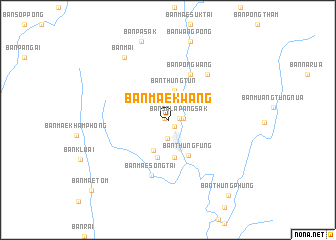 map of Ban Mae Kwang