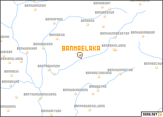 map of Ban Mae Laka