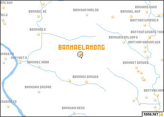 map of Ban Mae Lamong