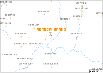 map of Ban Mae Lan Nua