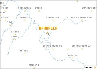 map of Ban Mae La