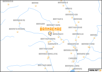 map of Ban Mae Mae