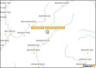 map of Ban Mae Mok Hua Nam