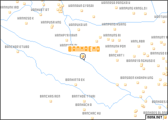 map of Ban Mae Mo
