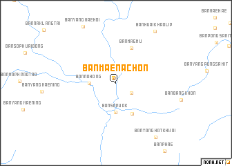 map of Ban Mae Na Chon