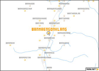map of Ban Mae Ngon Klang