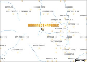 map of Ban Maeo Thap Boek