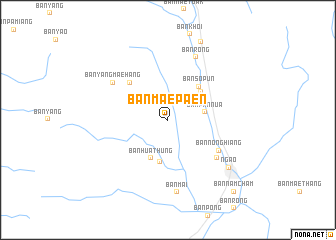 map of Ban Mae Paen