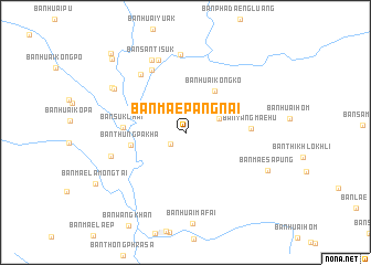 map of Ban Mae Pang Nai