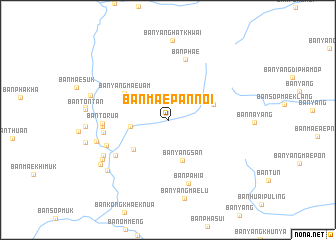 map of Ban Mae Pan Noi