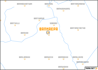 map of Ban Mae Pa