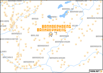 map of Ban Mae Phaeng