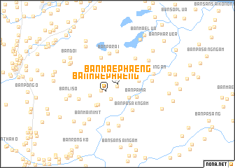 map of Ban Mae Phaeng