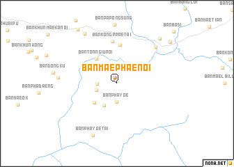 map of Ban Mae Phae Noi