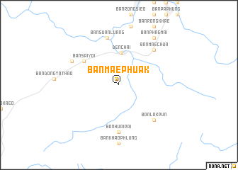 map of Ban Mae Phuak